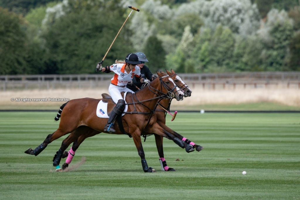 Aurora Eastwood playing polo for Polo Quarterly