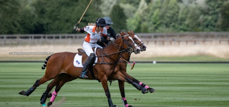 Aurora Eastwood playing polo for Polo Quarterly