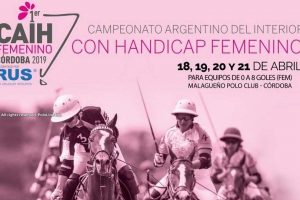 Se viene el I CAIH Femenino; se definió la Copa Malenita Blaquier