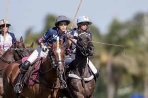 Firmes triunfos de La Dolfina Brava y El Overo Z7 UAE en la apertura del Abierto Femenino