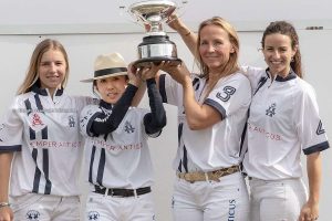 The Ladies 18-goal: Semper Anticus won tournament at Cirencester Park Polo Club
