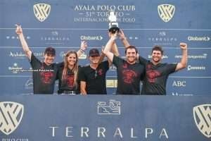 Jolly Roger the winners of the Terralpa Medium Goal Silver Cup