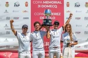Almasanta, the winners of the Copa Jerez de Polo