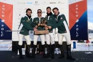 The Kusnacht Practice ran out the champions of the 40th. Snow World Polo Cup, in St. Moritz