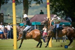 The British Open Polo Championship for the Cowdray Gold Cup in full swing