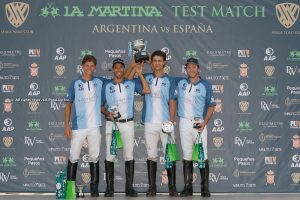Argentina won the test match against Spain, in Sotogrande