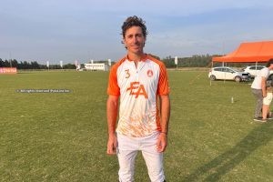 Pablo Llorente y su alegría tras el triunfo en la Thai Polo Cup