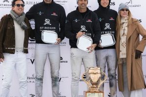 St. Regis, the winners of the St. Regis World Snow Polo Championship
