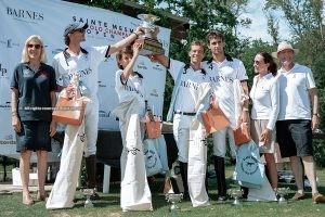 Barnes makes history by winning the inaugural Sainte Mesme Polo Champagne Open